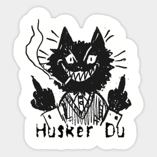 husker du and the badass Sticker